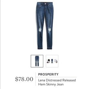 Prosperity Distressed Skinny Jean